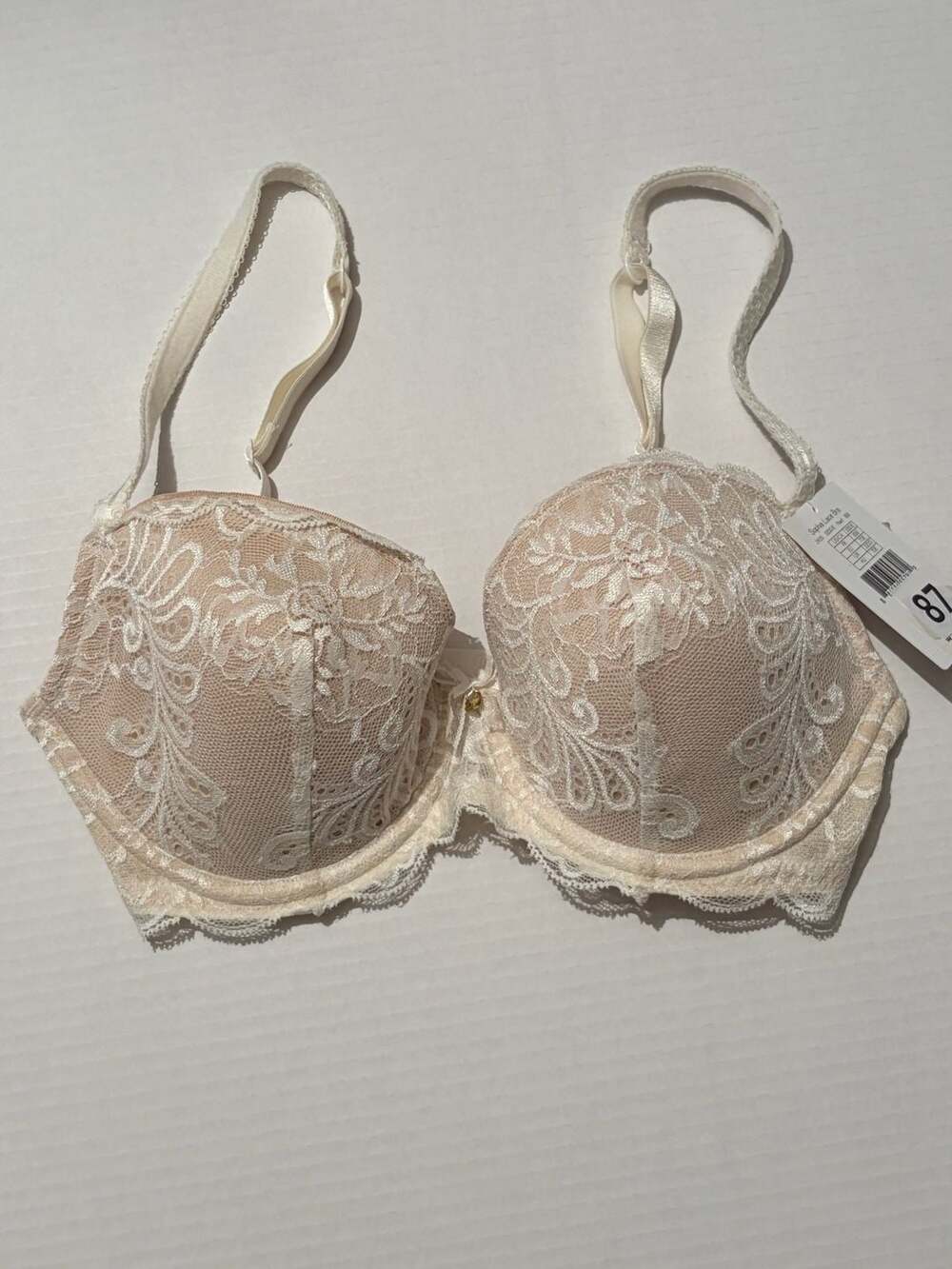 Le Mystère Sophia Lace Underwire Bra, Size 32DD/E